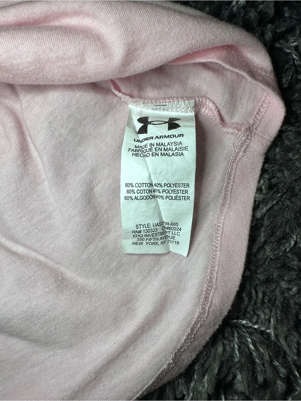 Under Armour Pink Heart Logo Tee with Hot Pink Athletic Shorts
